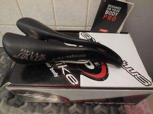 SELLE ROUTE SMP STRATOS CUIR NOIR! PARFAIT ETAT! - 1