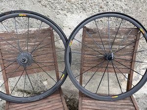 Paire de roues Mavic Ksyrium SLR SSC Exalith - 1