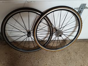 4 paires de roues aluminium à boyaux - 1