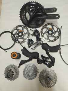 Groupe Shimano 105 11 vitesses disques - 1