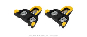 Paire de Cales Route SHIMANO SM-SH11 SPD-SL Jaune ... - 1