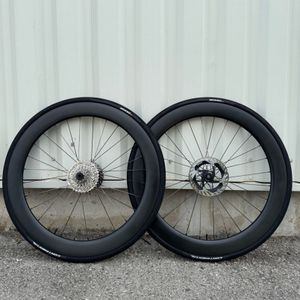 Roue carbone 60mm disque - 1