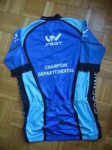 Maillot manches courtes Taille L champion departem... - 1
