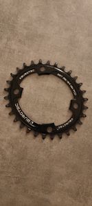 Plateau Burgtec ovale narrow wide 64/96 mm noir - ... - 1