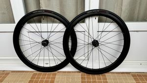 Paire de roues carbone 700c disque  - 1
