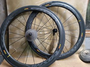 Paire De Roues Mavic Cosmic Carbone Ssc Ust 45 Mm ... - 1