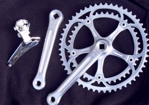 Pédalier Spidel stronglight 106 + manivelle sugino
