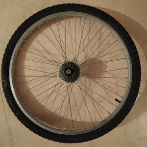 Roue arrière vtt 26p vintage Rigida aluminium 559x... - 1