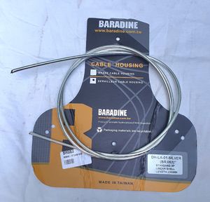 Gaine de dérailleur chromée Baradine 145 cm - 1