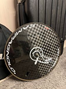 Roue arrière pleine piste Campagnolo Ghibli à répa... - 1