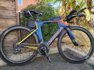 Orbea ORDU M20 taille S orange et bleu - 1