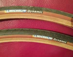 Pneus Michelin dynamique bicolor 700x23c vintage e... - 1