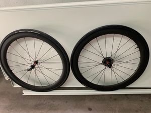 Roue turbo carbone 50 mm  - 1