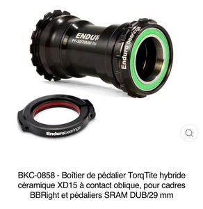 Boîtier de pédalier Enduro Bearing BB Right dub XD... - 1