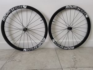 NEUF Paire de roues route disque 38 artisanale - 1