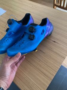 chaussures routes Shimano SH-RC903-Bleu en 44.5 - 1