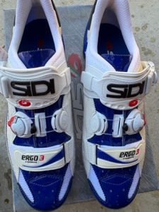SIDI Ergo 3 carbon venice bleu blanc T43 - 1
