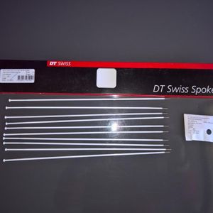   10 rayons DT SWISS AERO COMP DI-CUT blanc neuf l... - 1