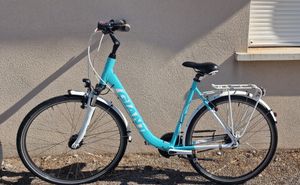 Vélo de ville Giant – Très bon état – Avec 2 panie... - 1