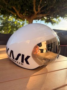 Casque Aéro Kask BAMBINO PRO blanc  - 1