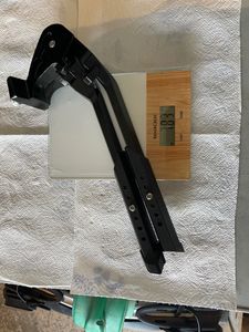 BÉQUILLE DOUBLE VÉLO REPLIABLE SUR LE CÔTÉ ET HAUT... - 1