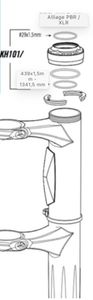 CANNONDALE KH101 collier supérieur pour LEFTY XLR ... - 1