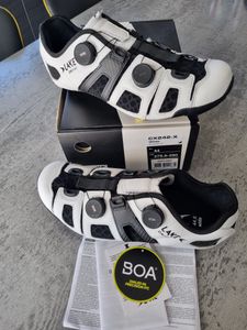 Chaussures Cyclisme Lake CX218 Homme - Noir/gris - EU 41,5 / US 9 - Neuves