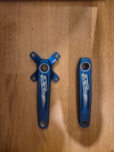Manivelles bmx race insight bleu - 1