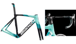 Cadre carbone OLTRE XR4 DISC graphite/céleste CK16... - 1