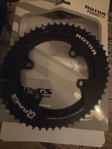 Plateau ovale Rotor Qring 53 4 trous - 1