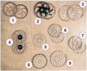 Disques de frein VTT, rotors - 1