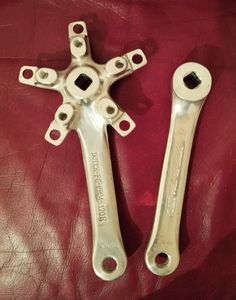 Pédalier route triple 110 bcd vintage de 170mm de ... - 1