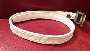 Sangle pédale Jaftex blanc vintage en Bé - 1
