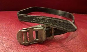 Sangle cale-pieds Jaftex noir vintage en Bé - 1
