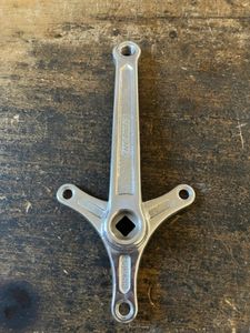 Pédalier Nervar manivelle 3 bras 170mm aluminium e... - 1