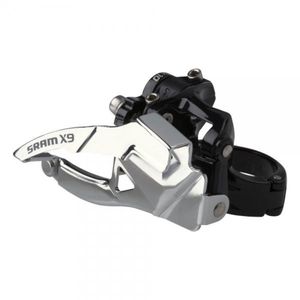 DERAILLEUR AVANT SRAM X9 2x10V COLLIER BAS - TIRAG... - 1