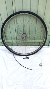 Roue complète vélo urbain 27" avec moyeu 3 vitesse... - 1