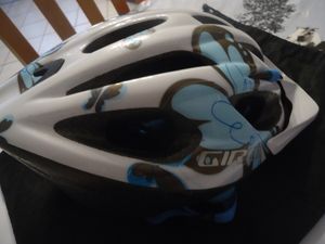 Casque de velo blanc et bleu enfant - 1