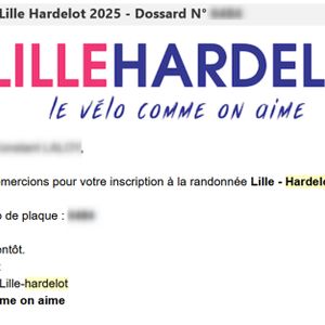 DOSSARD LILLE HARDELOT 2025 - 1