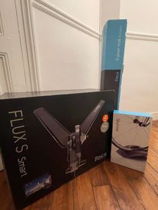 Ensemble home trainer Tacx Flux S Smart, tapis et ... - 1