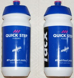 2 bidons vélo - team "Quick Step" - 550ml - bleus - 1