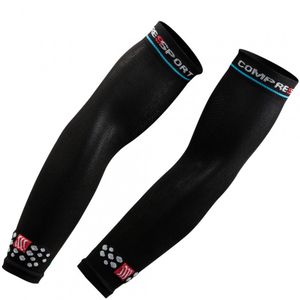 Manchettes COMPRESSPORT ArmForce - Noire - 1