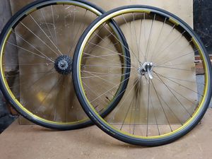 Roue Avant Ambrosio Durex Elite 19 700c Argent - 36 Rayons - Occasion