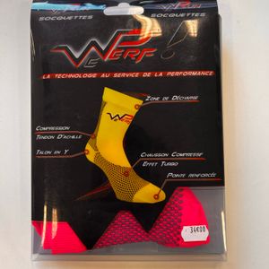  Socquettes compression basse WeRun fushia 42 - 45 - 1