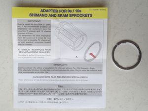 Rondelle de calage corps cassette FULCRUM 11V Shim... - 1