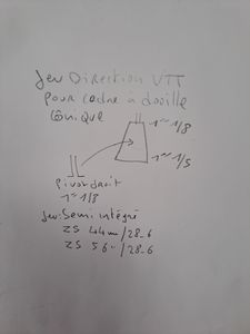 Jeu de direction vtt - 1