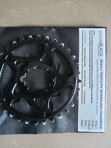 Plateau ABSOLUTE BLACK 32 dents montage direct SRA... - 1