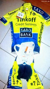 Tenue vélo maillot + cuissard tinkoff officiel neu... - 1