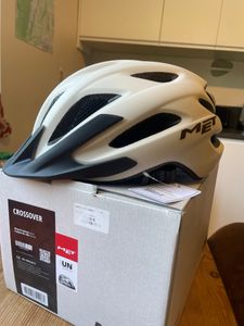 Met casque VTT Crossover Blanc 52-59cm - 1